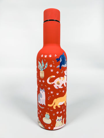 Cat Couture | Insulated | Stainless Steel | Water Bottle | 500ml