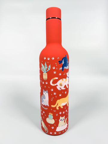 Cat Couture | Insulated | Stainless Steel | Water Bottle | 750ml