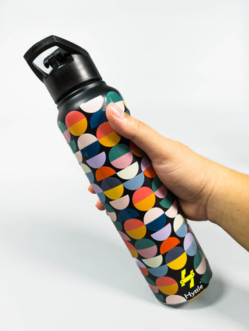 Semi-Circle Swoosh | Stainless Steel | Water Bottle | 1000ml