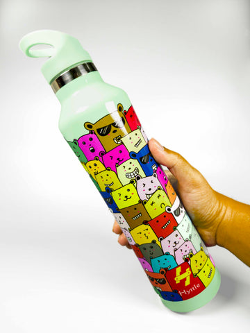 Tedditude | Insulated | Stainless Steel | Water Bottle | 750ml