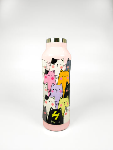 Cattitude | Insulated | Stainless Steel | Water Bottle | 500ml