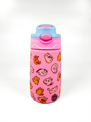 Kitty Cuddles | Insulated | Stainless Steel | Kids Bottle | 330ml