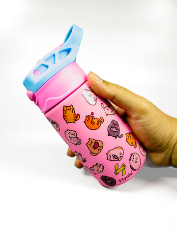 Kitty Cuddles | Insulated | Stainless Steel | Kids Bottle | 330ml